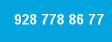 928 778 86 77 928 778 86 77